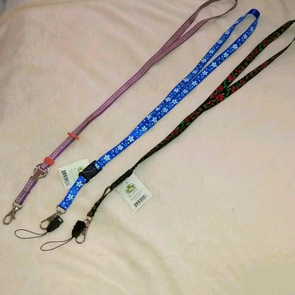 Set of 3 Hawaiian Style Lanyards